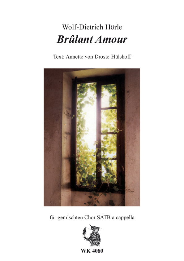 Brulant amour  für gem Chor (SSSAATTTBB) a cappella (fr)  Singpartitur