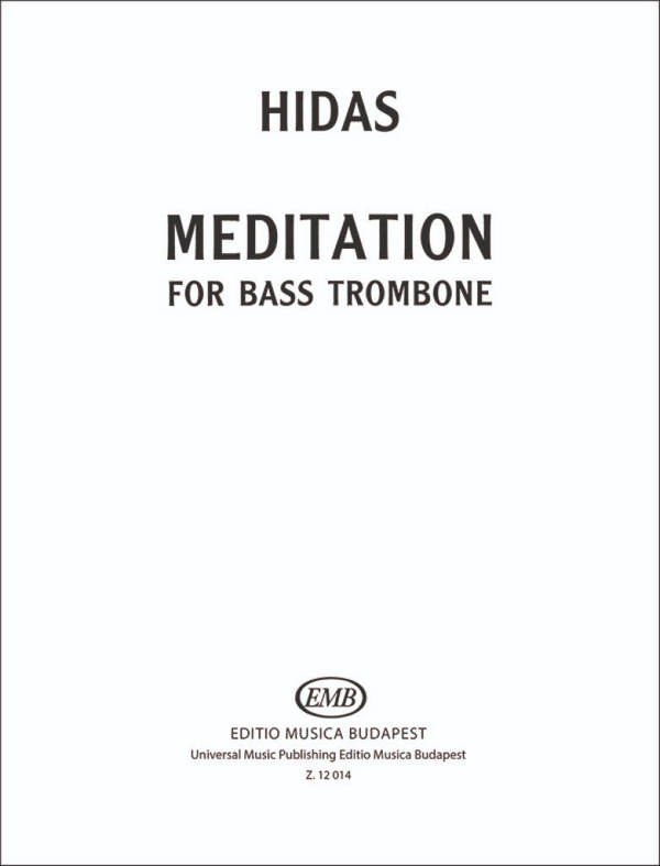 Meditation  for bass trombone  