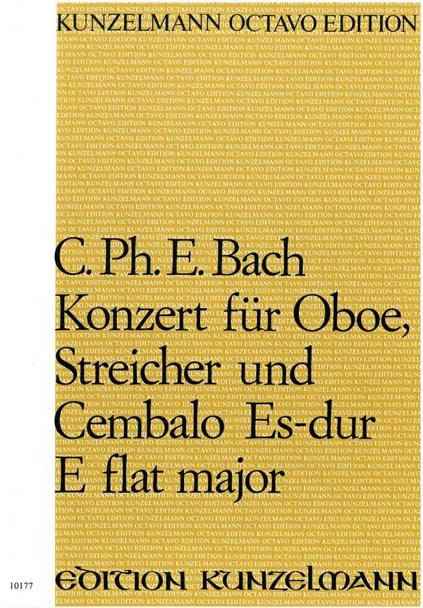 Konzert Es-Dur  für Oboe, Streicher und Bc  Partitur