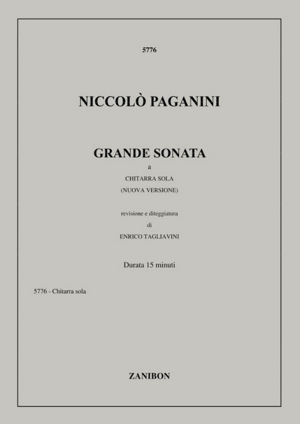 Grande sonata a chitarra sola    