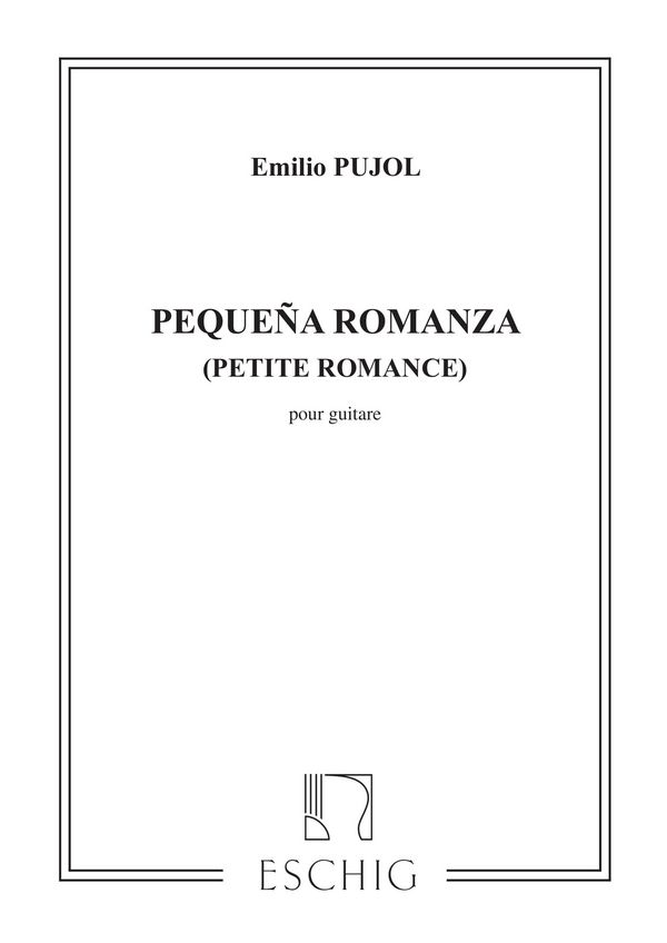 Pequena romanza  pour guitare  