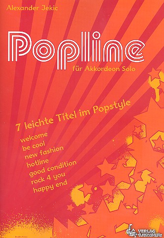 Popline 7 leichte Poptitel  für Akkordeon  