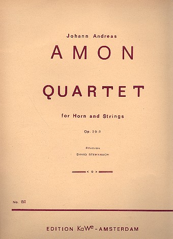 Quartett op.20,2 für Horn und  Streichtrio,  Stimmen  