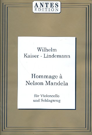 Hommage a Nelson M. op.27 für  Schlagzeugzeug und Violoncello  Spielpartitur