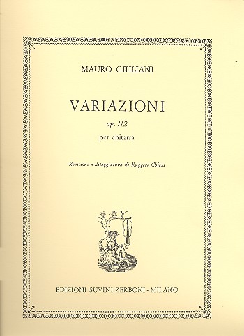 Variazioni op.112&nbsp;&nbsp;per chitarra&nbsp;&nbsp;