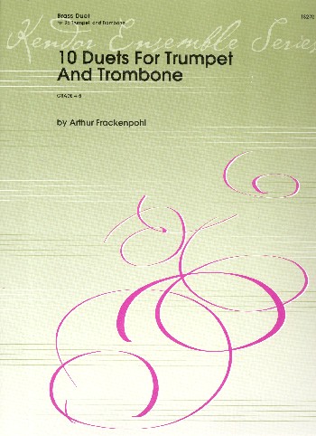 10 Duets  for trumpet and trombone  score