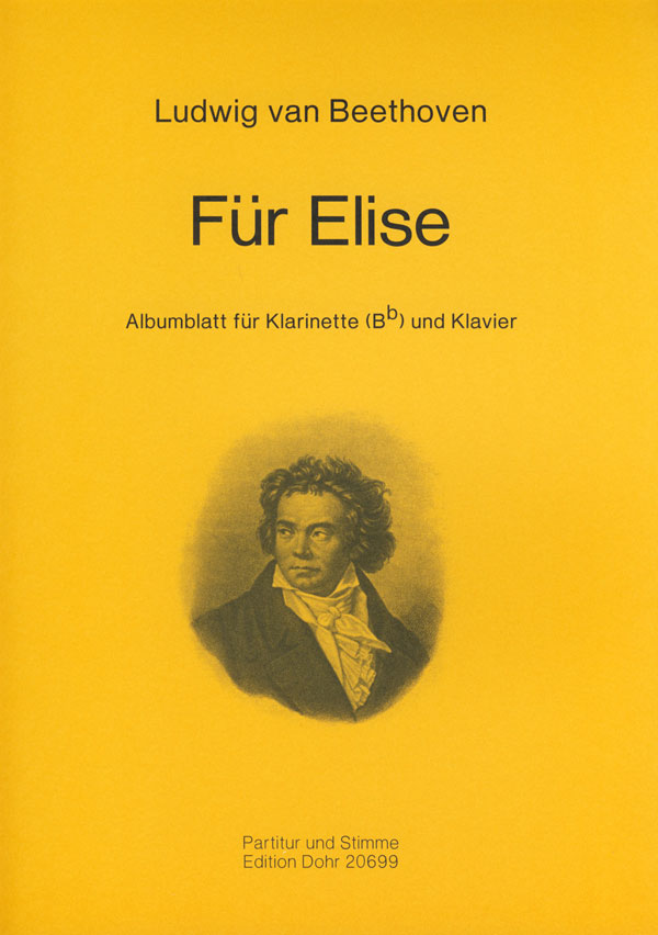 Für Elise für Klarinette&nbsp;&nbsp;und Klavier&nbsp;&nbsp;
