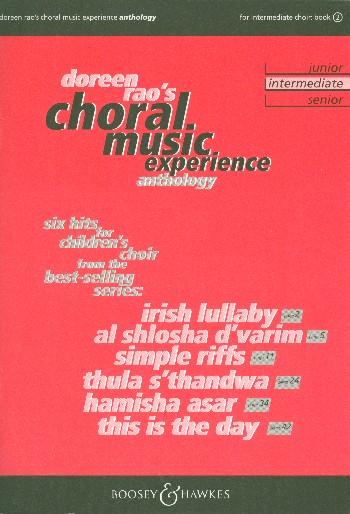Choral Music Experience Anthology vol.2 (Intermediate)&nbsp;&nbsp;for children's chorus and piano&nbsp;&nbsp;score
