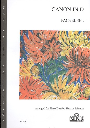 Canon D major  for piano duet  