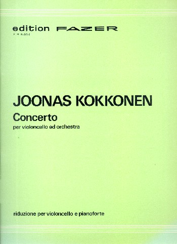 Konzert für Violoncello und Klavier    