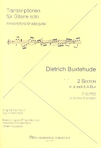 2 Suiten d-Moll und A-Dur (orig. für Cembalo)  für Gitarre  