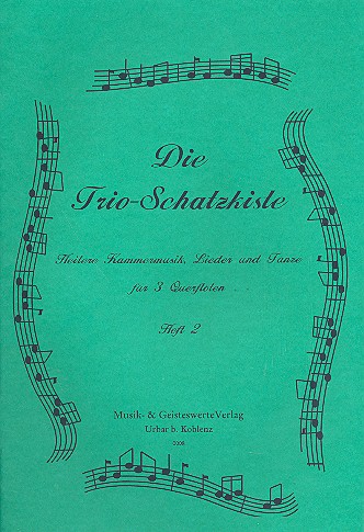 Die Trio-Schatzkiste Band 2  3 Flöten  3 Spielpartituren