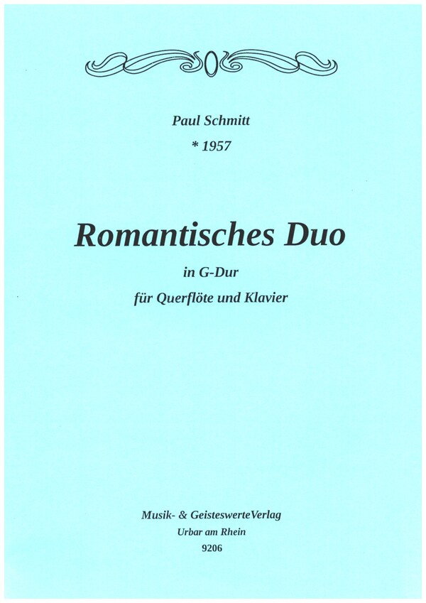Romantisches duo f-dur  für flöte und klavier  