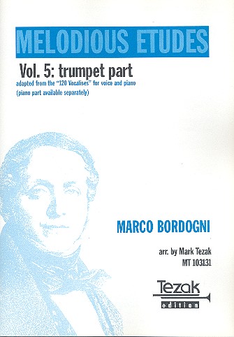 24 melodious Etudes vol.5 Trumpet  part adapted from the 120 vocalises  