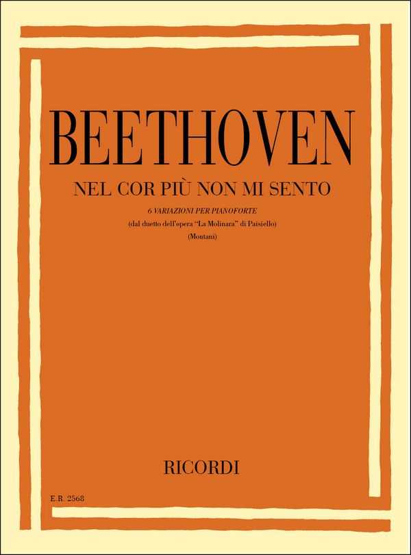 Nel cor piu non mi sento&nbsp;&nbsp;per piano&nbsp;&nbsp;