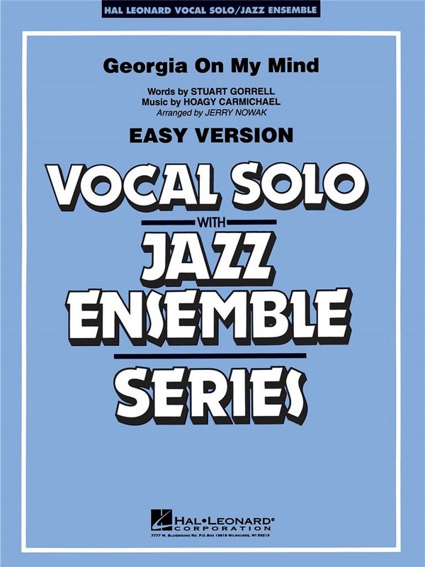 Georgia on my Mind: for vocal solo  and concert band  vocal solo with jazz ensemble series