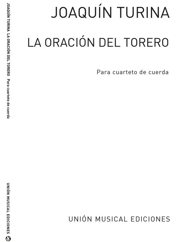 La oracion del Torero para&nbsp;&nbsp;cuarteto de cuerda&nbsp;&nbsp;parts