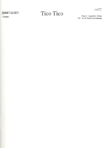 Tico Tico:&nbsp;&nbsp;für Mandolinenorchester&nbsp;&nbsp;Gitarre