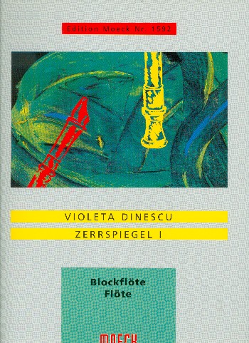 Zerrspiegel 1 für Blockflöte  und Flöte (T/Gb/Sb und A/B)  2 Spielpartituren