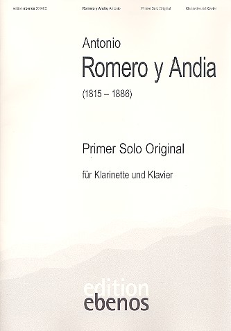 Primer Solo Original  für Klarinette und Klavier  