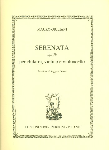 Serenata op.19&nbsp;&nbsp;per chitarra, violino e violoncello&nbsp;&nbsp;parti