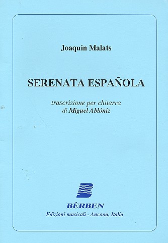 Serenata espanola&nbsp;&nbsp;per chitarra&nbsp;&nbsp;