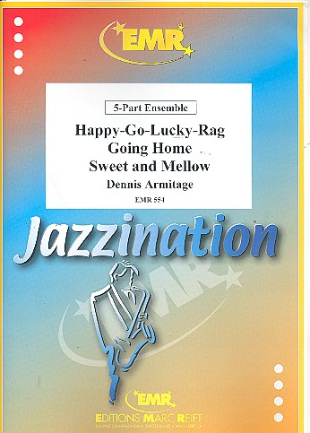 JAZZINATION FOR BRASS QUINTET  (DRUMS AD LIB.)  SCORE+PARTS