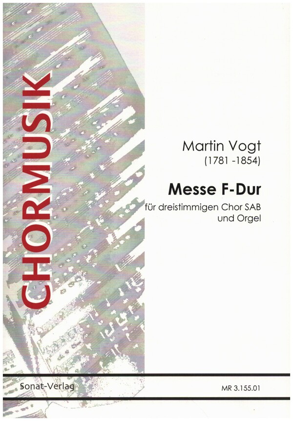 Messe F-Dur  für gem Chor (SAB) und Orgel manualiter  Partitur