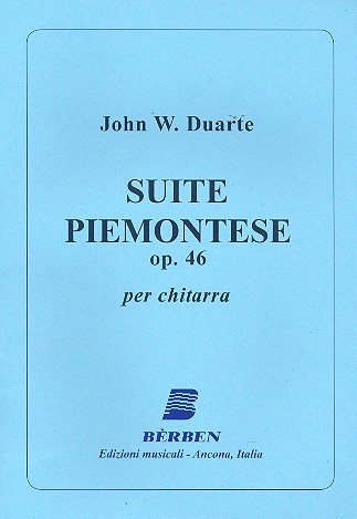 Suite piemontese op.46&nbsp;&nbsp;per chitarra&nbsp;&nbsp;