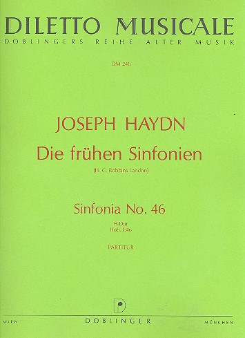 Sinfonie H-Dur Nr.46 Hob.I:46&nbsp;&nbsp;für Orchester&nbsp;&nbsp;Partitur