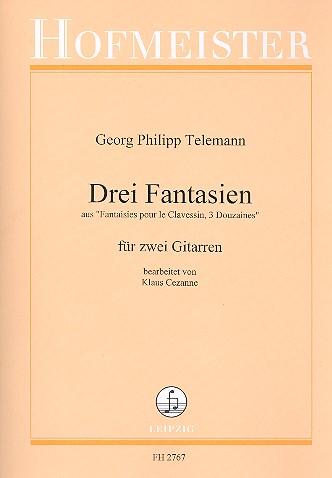 3 Fantasien für 2 Gitarren  Spielpartitur  