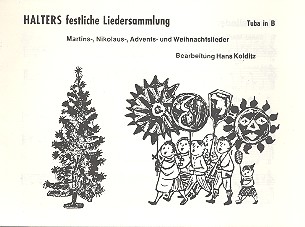 Halters festliche Liedersammlung&nbsp;&nbsp;für Blasorchester&nbsp;&nbsp;Tuba in B