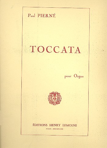 Toccata&nbsp;&nbsp;pour orgue&nbsp;&nbsp;