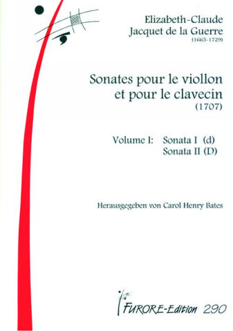 Sonates vol.1 (1707)  pour le violon et pour le clavecin  