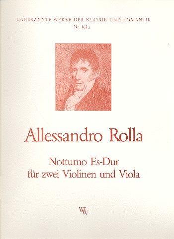 Notturno Es-Dur für 2 Violinen  und Viola  Stimmen