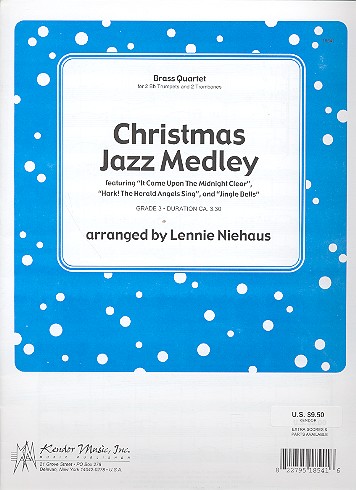 Christmas Medley for&nbsp;&nbsp;2 trumpets and 2 trombones&nbsp;&nbsp;score and parts