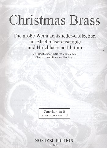 Christmas Brass &nbsp;&nbsp;für Blechbläserensemble&nbsp;&nbsp;Tenorhorn / Tenorsaxophon