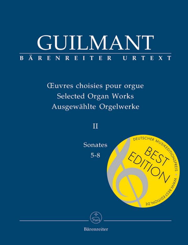 Ausgewählte Orgelwerke Band 2  Sonaten Nr. 5-8  