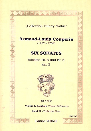 6 Sonaten op.2 Band 3 (Nr.5-6)  für Violine und Klavier  