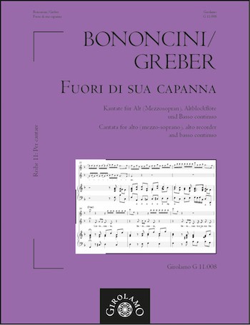 Fuori di sua Capanna   für Alt (Mezzosopran), Altblockflöte und Bc  Stimmen
