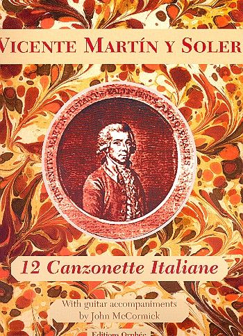 12 canzonette italiane for voice&nbsp;&nbsp;with guitar accompaniments (sp/en)&nbsp;&nbsp;