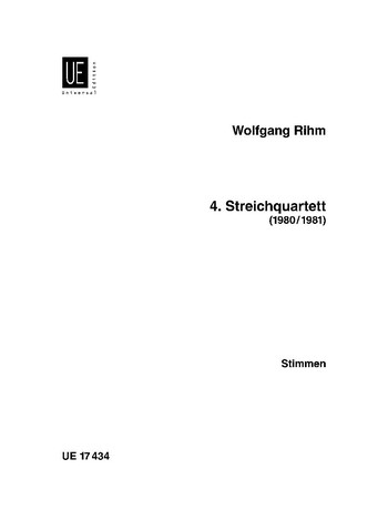 Streichquartett Nr.4  Stimmen  