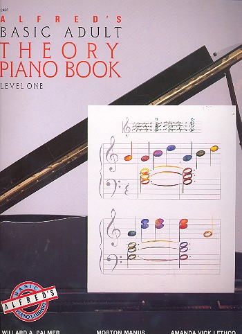 Theory Piano Book Level 1  Alfred's Basic Adult Piano Course  