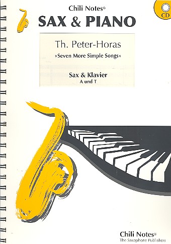 7 more simple Songs (+CD)  für Alt- oder Tenorsaxophon und Klavier  