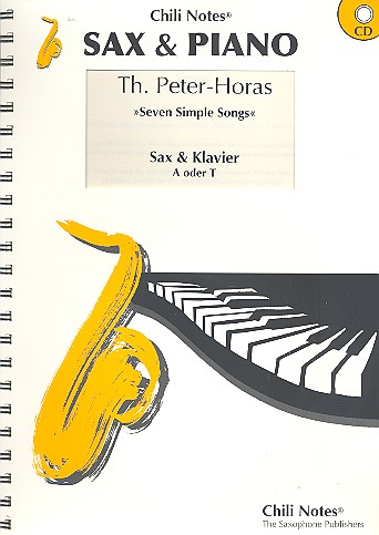 7 simple songs (+CD)  für Saxophon (A/T) und Klavier  