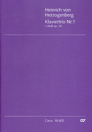 Klaviertrio c-Moll Nr.1 op.24    