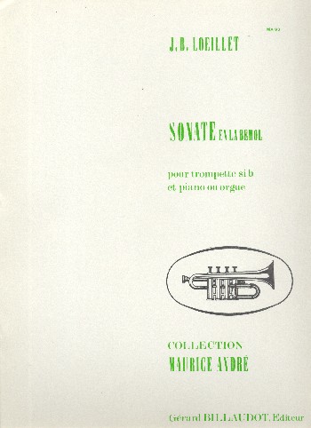 Sonate la bemol majeur&nbsp;&nbsp;pour trompette et piano (orgue)&nbsp;&nbsp;