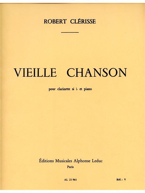 Vieille chanson pour clarinette&nbsp;&nbsp;en sib et piano&nbsp;&nbsp;