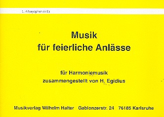 Musik für feierliche Anlässe&nbsp;&nbsp;für Blasorchester&nbsp;&nbsp;Altsaxophon 1