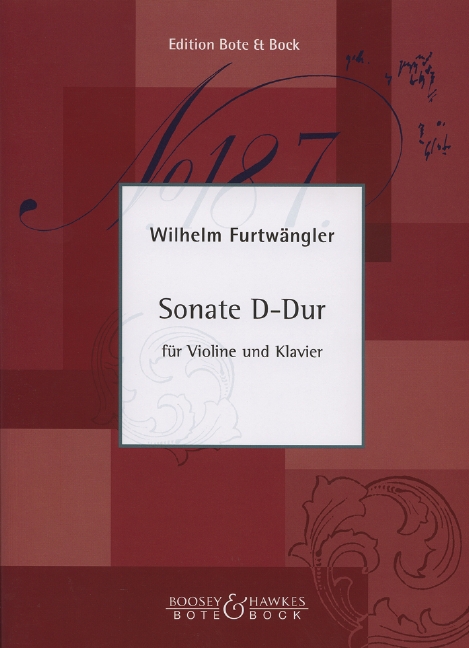 Sonate D-Dur&nbsp;&nbsp;für Violine und Klavier&nbsp;&nbsp;